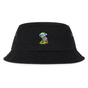 Maus Weihnachten Paket - Kinder Bucket Hat - Schwarz - Vorne