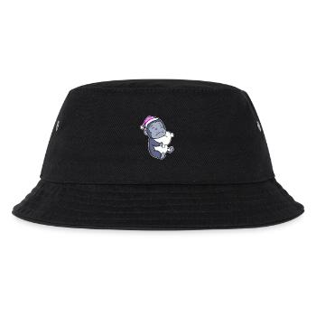 Gorilla Müde Ausschlafen Schlafen Mädchen - Kinder Bucket Hat - Schwarz - Vorne