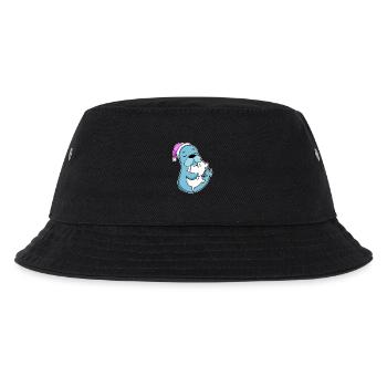 Lion de mer fatigué endormi fille endormie - Bob Enfant - noir - Devant