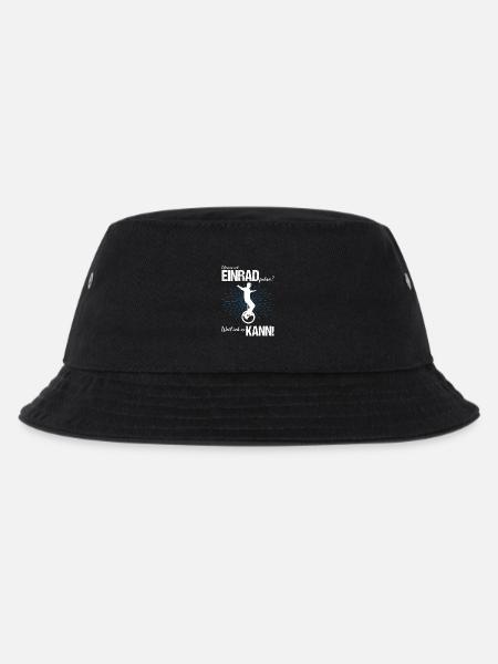Einrad fahren - Kinder Bucket Hat - Schwarz