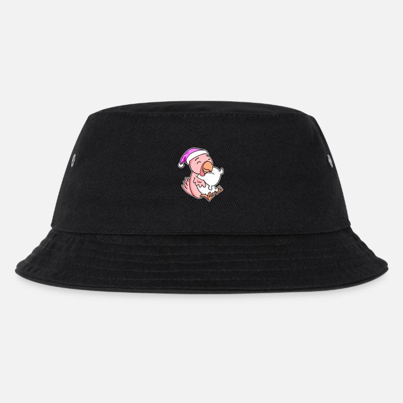 Huhn Müde Ausschlafen Schlafen Mädchen - Kinder Bucket Hat - Schwarz