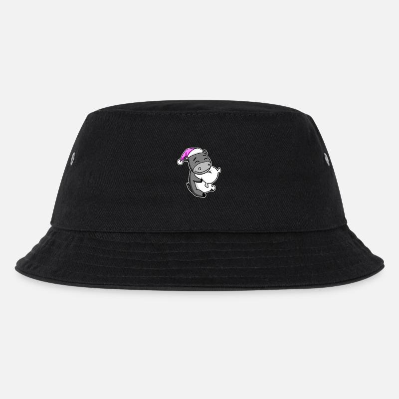 Esel Müde Ausschlafen Schlafen Mädchen - Kinder Bucket Hat - Schwarz