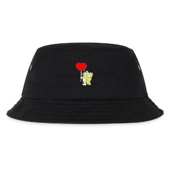Papillon mariée coeur mariage - Bob Enfant - noir - Devant