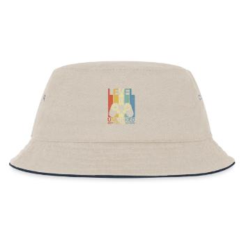 Level 11 Freigeschalteter offizieller Teenager - Kinder Bucket Hat - Natur/Navy - Vorne