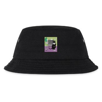 Katze Königin der Herzen. - Kinder Bucket Hat - Schwarz - Vorne
