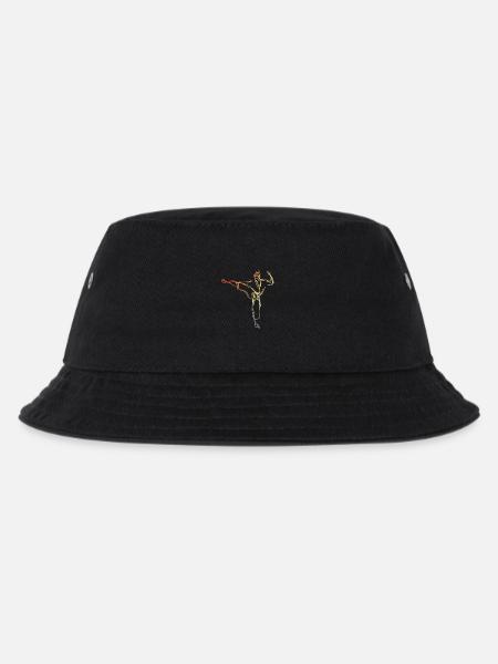 Vintage Karateka Zeichnung - Kinder Bucket Hat - Schwarz