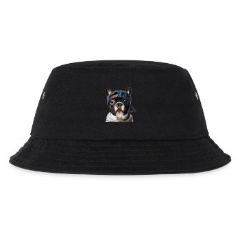 Bouledogue français avec une casquette de baseball. - Bob Enfant - noir - Devant