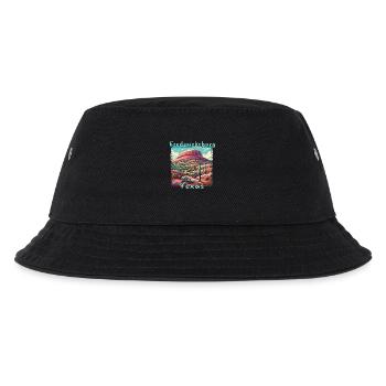 Fredericksburg TX: Deutsche Wurzeln & Sunset - Kinder Bucket Hat - Schwarz - Vorne