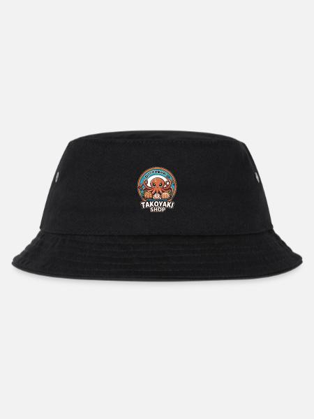 Delicious Takoyaki Shop - Kids’ Bucket Hat - black
