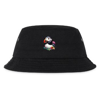 Puffin - Kids’ Bucket Hat - black - Front