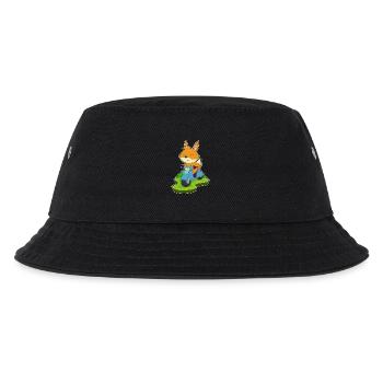 Fuchs Motorroller - Kinder Bucket Hat - Schwarz - Vorne