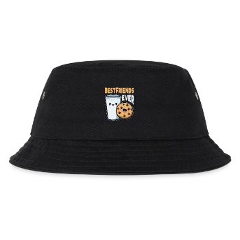 Milk And Cookies Bestfriends Ever Funny Morning - Kids’ Bucket Hat - black - Front