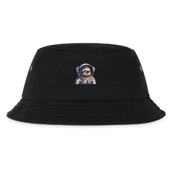 Nachdenkliches Faultier Astronaut - Kinder Bucket Hat - Schwarz - Vorne
