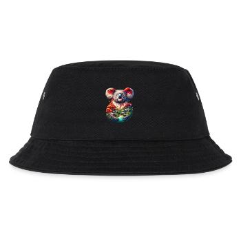 Koala - Kinder Bucket Hat - Schwarz - Vorne