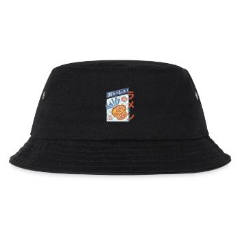 Retro Oishi Ramen - Spicy Noodles in a cup - Kinder Bucket Hat - Schwarz - Vorne