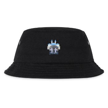 Castle, Castle, Ghosts, Ghosts, Halloween, Nature - Kids’ Bucket Hat - black - Front