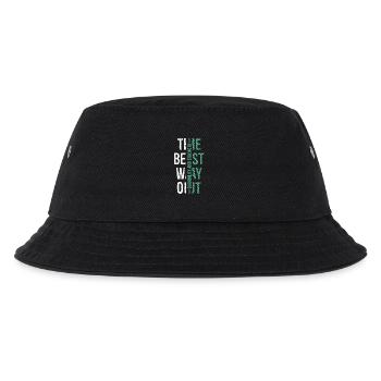 The best way out ourability and strenght - Kids’ Bucket Hat - black - Front