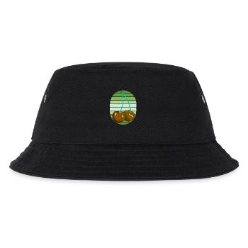 Rockabilly Retro Vintage Kirschen - Kinder Bucket Hat - Schwarz - Vorne