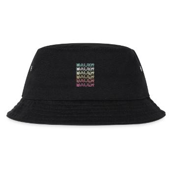 BAUER Multi-Colored Line Art Retro Style - Kinder Bucket Hat - Schwarz - Vorne
