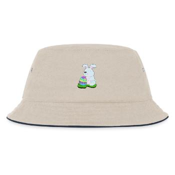 Oeuf de Pâques lapin - Bob Enfant - blanc cassé/bleu marine - Devant