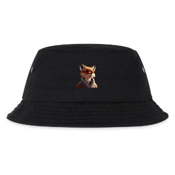 Fox I Love Foxes Red Fox Wild Cute Fox - Kids’ Bucket Hat - black - Front
