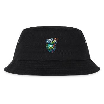 Koala - Kinder Bucket Hat - Schwarz - Vorne