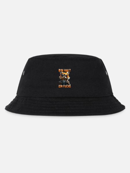 Fuchs Spruch Bin Halt Ein Fuchs Schlaue Füchse - Kinder Bucket Hat - Schwarz