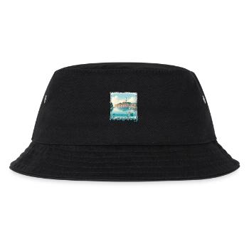 Rovinj Kroatien Sommerurlaub Hafenstadt - Kinder Bucket Hat - Schwarz - Vorne