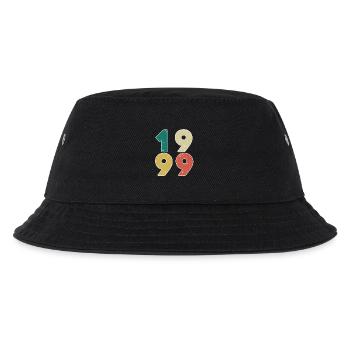 1999 - Jahrgang 1999 - Baujahr 1999 - Kinder Bucket Hat - Schwarz - Vorne