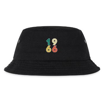 1966 - Born 1966 - Built in 1966 - Kids’ Bucket Hat - black - Front