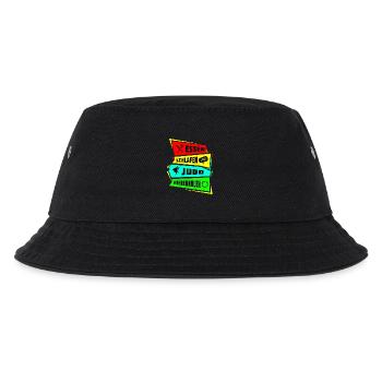 Eat Sleep Judo Repeat - Kids’ Bucket Hat - black - Front