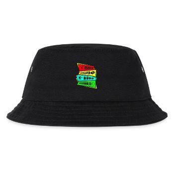 Eat Sleep Office Repeat - Kids’ Bucket Hat - black - Front