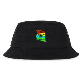 Eat Sleep Repeat Basketball - Kids’ Bucket Hat - black - Front