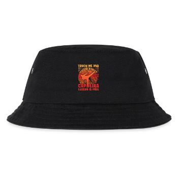 Berühre mich und deine erste Capoeira-Lektion ist kostenlos - Kinder Bucket Hat - Schwarz - Vorne