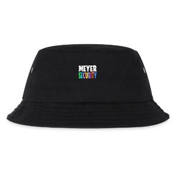Meyer Sicherheit Familie Geschenk - Kinder Bucket Hat - Schwarz - Vorne