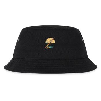 Angel Porträt - Kinder Bucket Hat - Schwarz - Vorne