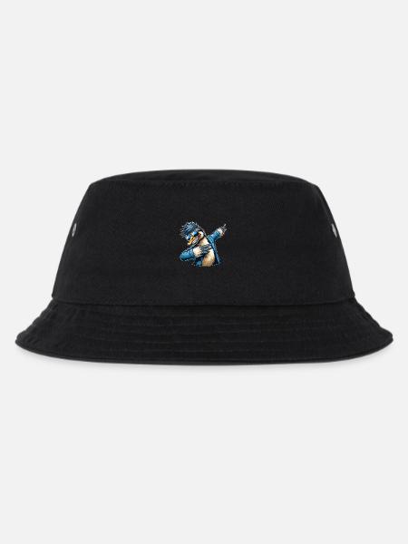 Cooler Emu-Strauß Dabbing Dab Tanz - Kinder Bucket Hat - Schwarz