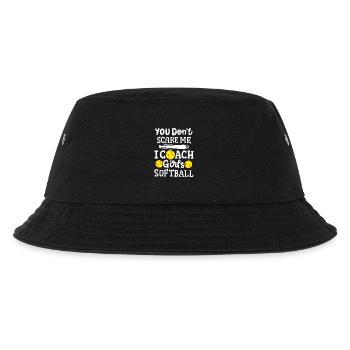 Softball Trainer - Kinder Bucket Hat - Schwarz - Vorne