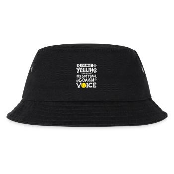 Softball Trainer - Kinder Bucket Hat - Schwarz - Vorne