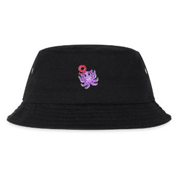 9. Geburtstag Motiv Kraken - neun Jahre alt - Kinder Bucket Hat - Schwarz - Vorne