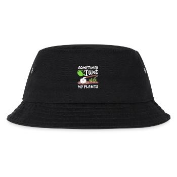Garten Gartenarbeit Gießkanne - Kinder Bucket Hat - Schwarz - Vorne