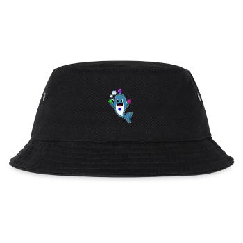 Dolphin juggler juggling - Kids’ Bucket Hat - black - Front