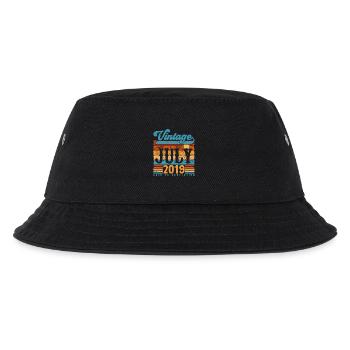 Juli 2019, Juli 2019 Geburtstagsgeschenk. - Kinder Bucket Hat - Schwarz - Vorne