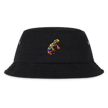 Salamanders, newts, tailed amphibians, fire salamanders - Kids’ Bucket Hat - black - Front