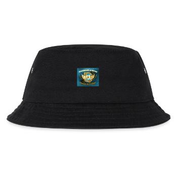 Brothers in the heart with wings and heart lock - Kids’ Bucket Hat - black - Front