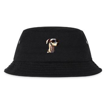 Windhund Hundeliebhaber Jagdhund Liebe Greyhound - Kinder Bucket Hat - Schwarz - Vorne