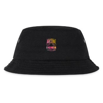 Engineering Engineering Engineering - Kids’ Bucket Hat - black - Front