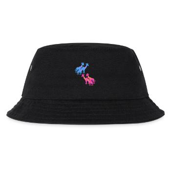 Giraffe Afrika Safari Savanne 80er 90er Kind - Kinder Bucket Hat - Schwarz - Vorne
