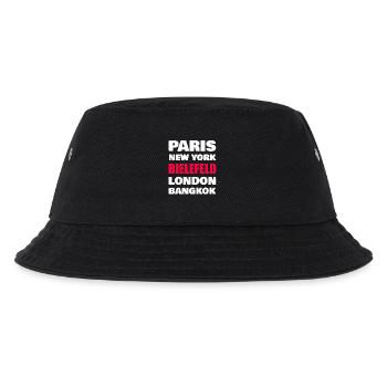 Bielefeld Stadt - Kinder Bucket Hat - Schwarz - Vorne