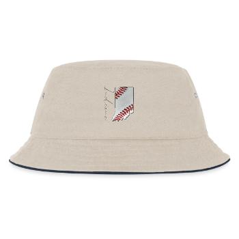Vrai baseball dans l’Indiana State Carte IN - Bob Enfant - blanc cassé/bleu marine - Devant